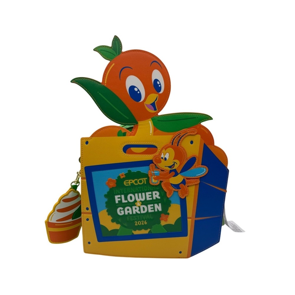 2026 EPCOT Flower & Garden Orange Bird Spike Bee Loungefly Backpack
